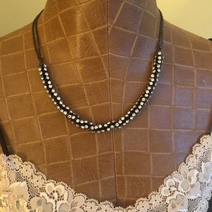 Rhinestone Adjustable Choker Necklace